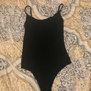 Brandy Melville low back bodysuit black